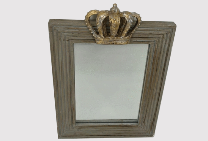 Large Crown Mirror